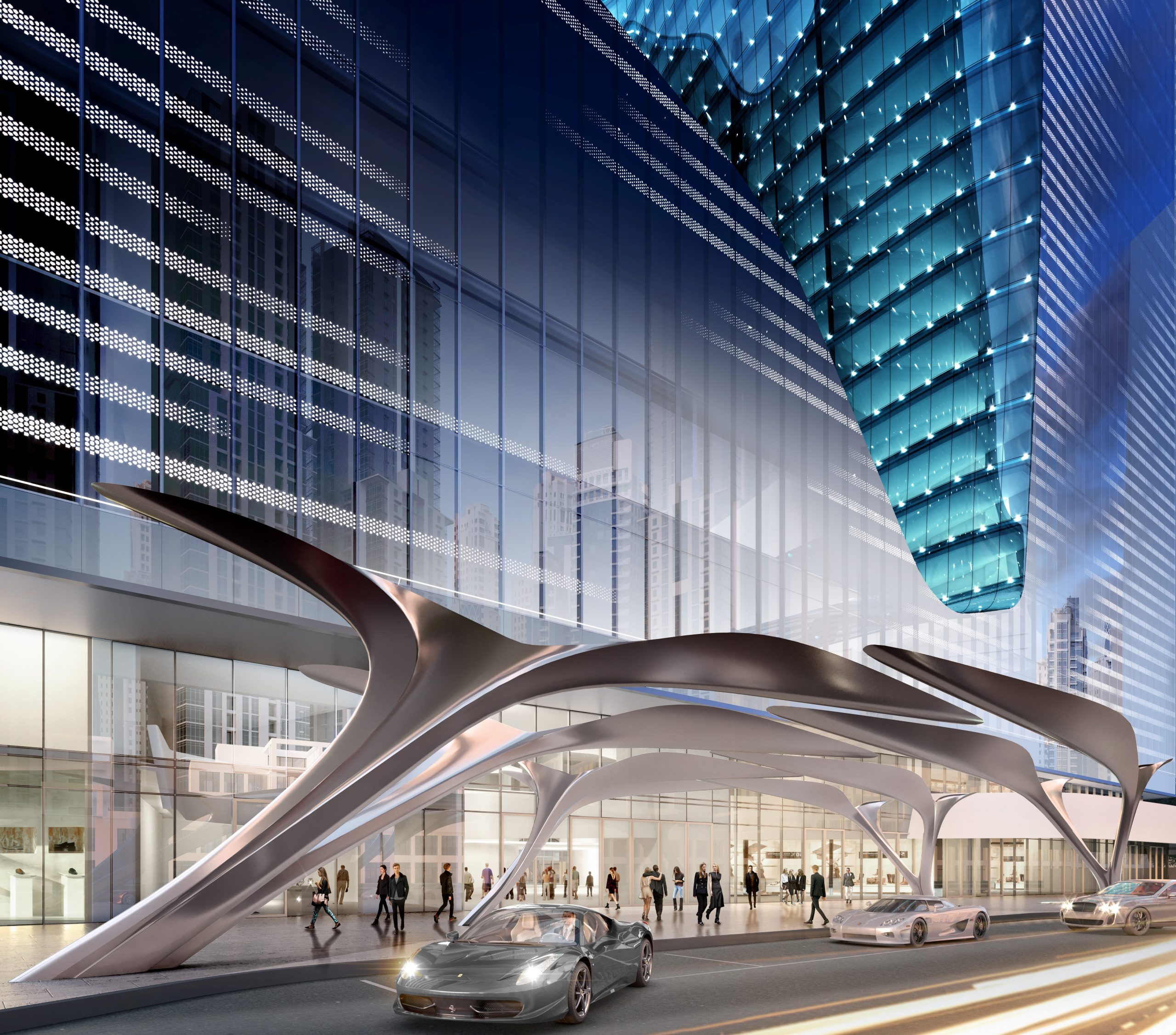 New Interior Images Revealed For Zaha Hadid Designed The Opus In Dubai Commercial Interior Design 0433