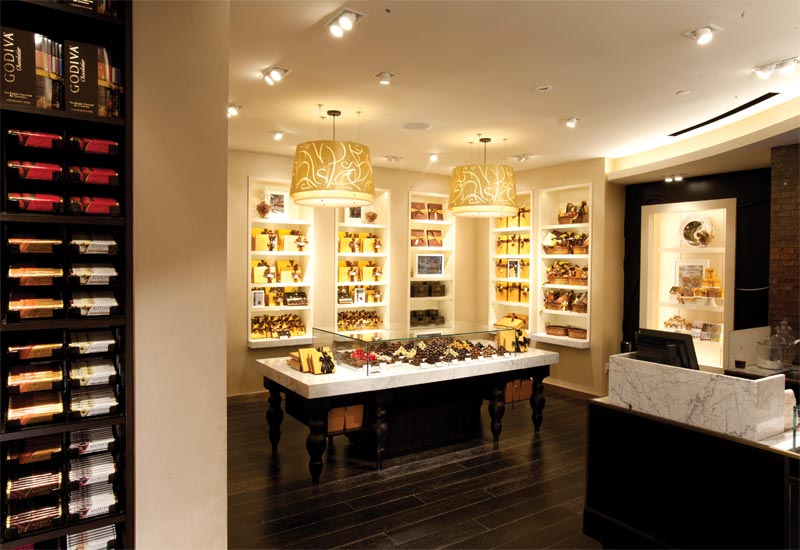 d ash design wins for flagship Godiva boutique New York