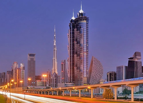 Dubai’s Marriott Marquis tallest building completed last year ...