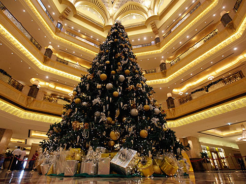 World's 'most expensive' Christmas tree covered in £12m of jewels