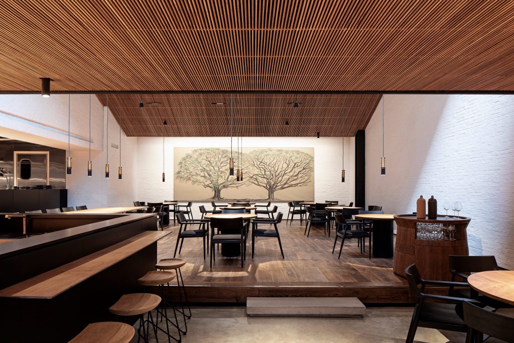 REFUGIO designed the interiors of La Sala de LEO restaurant as an ...