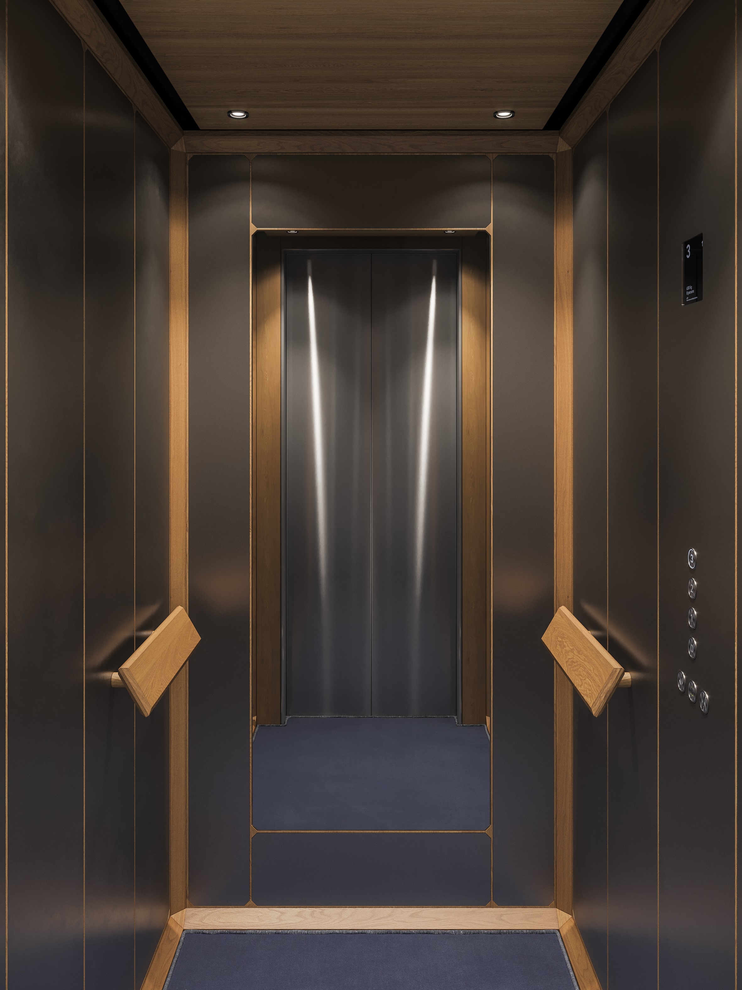 david/nicolas create exclusive elevator cabin series for Mitsulift